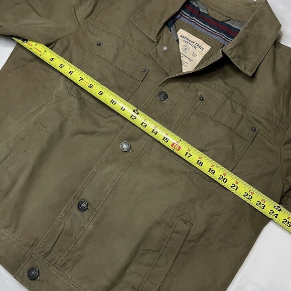 American Eagle Outfitters Utility Jacket Blanket Lined Military Size XL Brown - Picture 4 of 12